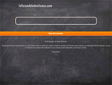 Tablet Screenshot of lafarandoledestissus.com