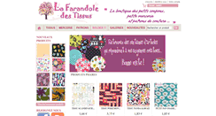 Desktop Screenshot of lafarandoledestissus.fr